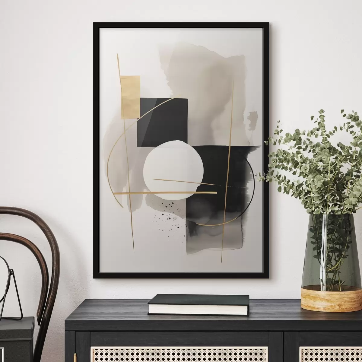 Plakat Kujunditega abstraktsioonid f46573