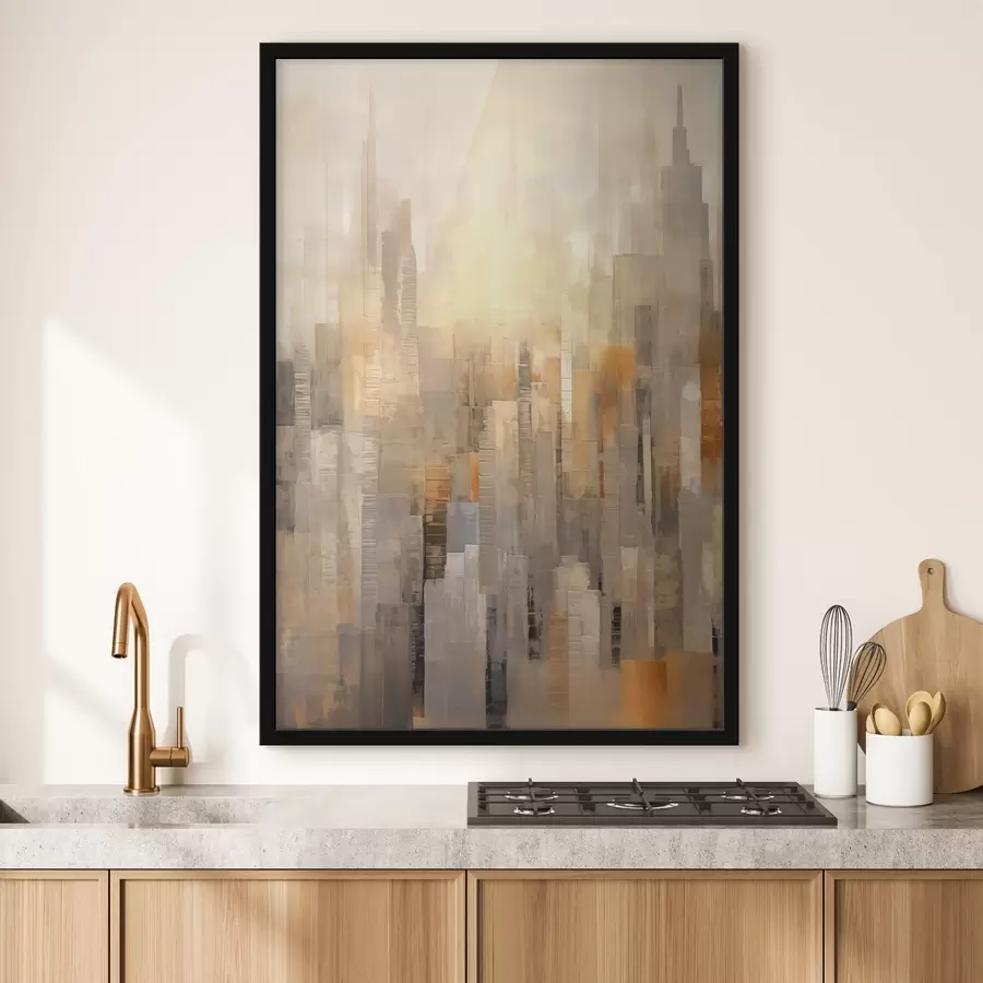 Fototapeedid Abstraktne linnapilt f46580