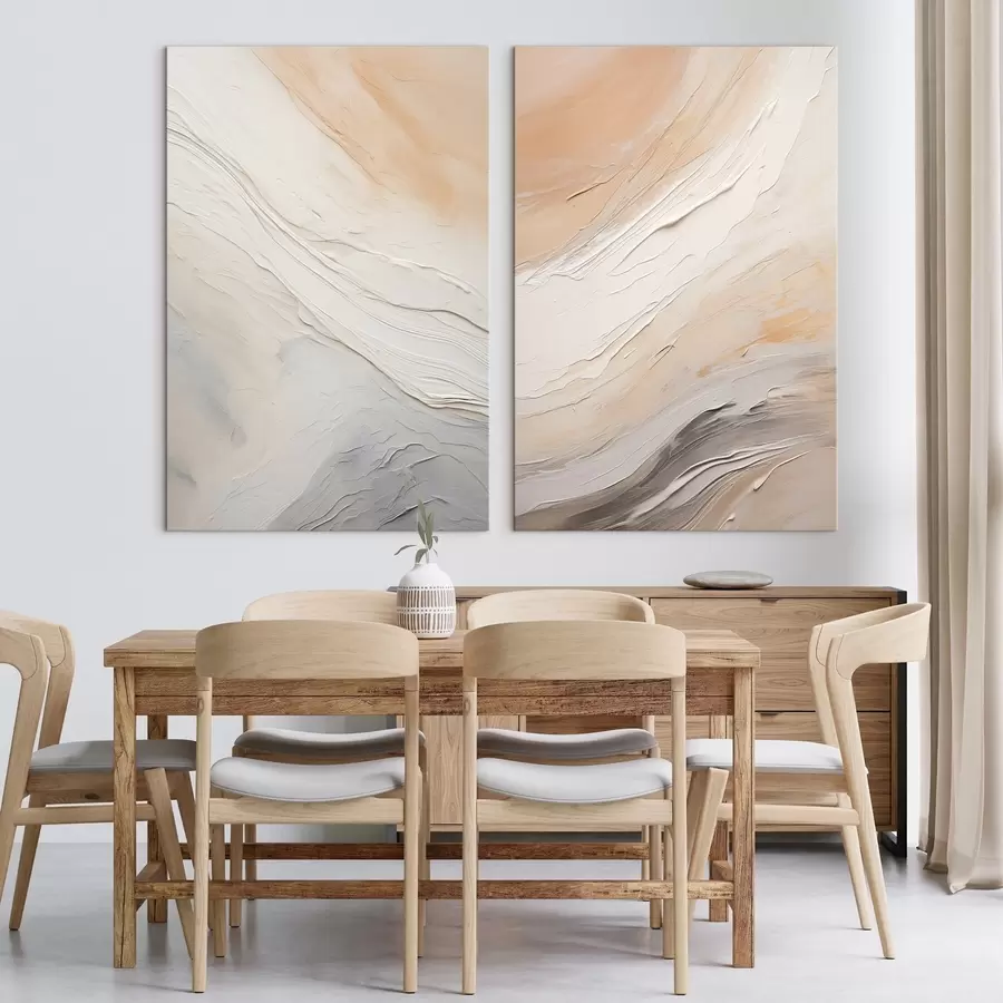 Pilt Neutraalsed krohvitekstuurid voolava reljeefiga kihtidega m00971