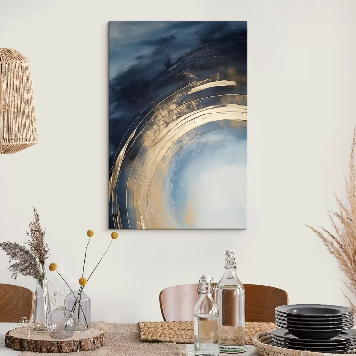 Pilt Laia servaga sõrmus heleda keskosaga ja täpilise glasuuriga s46488