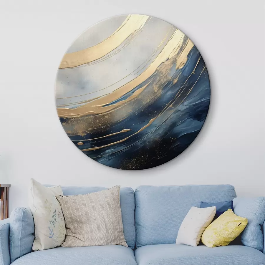 Pilt Laiad helendavad kaared sügavsinisel taustal r46487