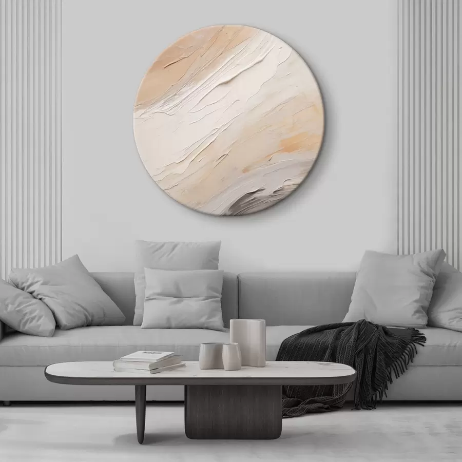 Pilt Tekstuuriga krohv keerleb soojas beežis ja pehmes hallis toonis r46511