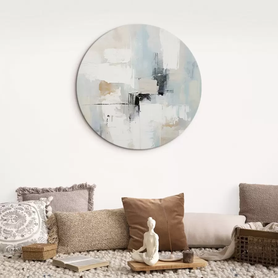 Pilt Hele tooniga abstraktne mustade aksentidega r46548