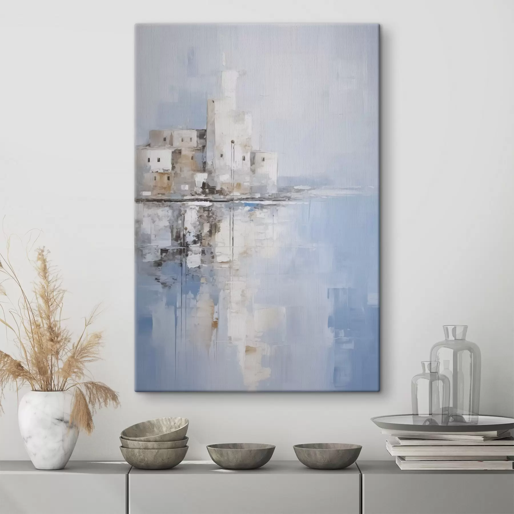 Pilt Maalimise abstraktne maastiku imitatsioon s46674