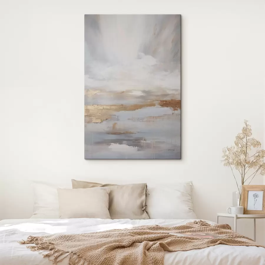 Pilt Abstraktne kompositsioon, maalitehnika imitatsioon s46678