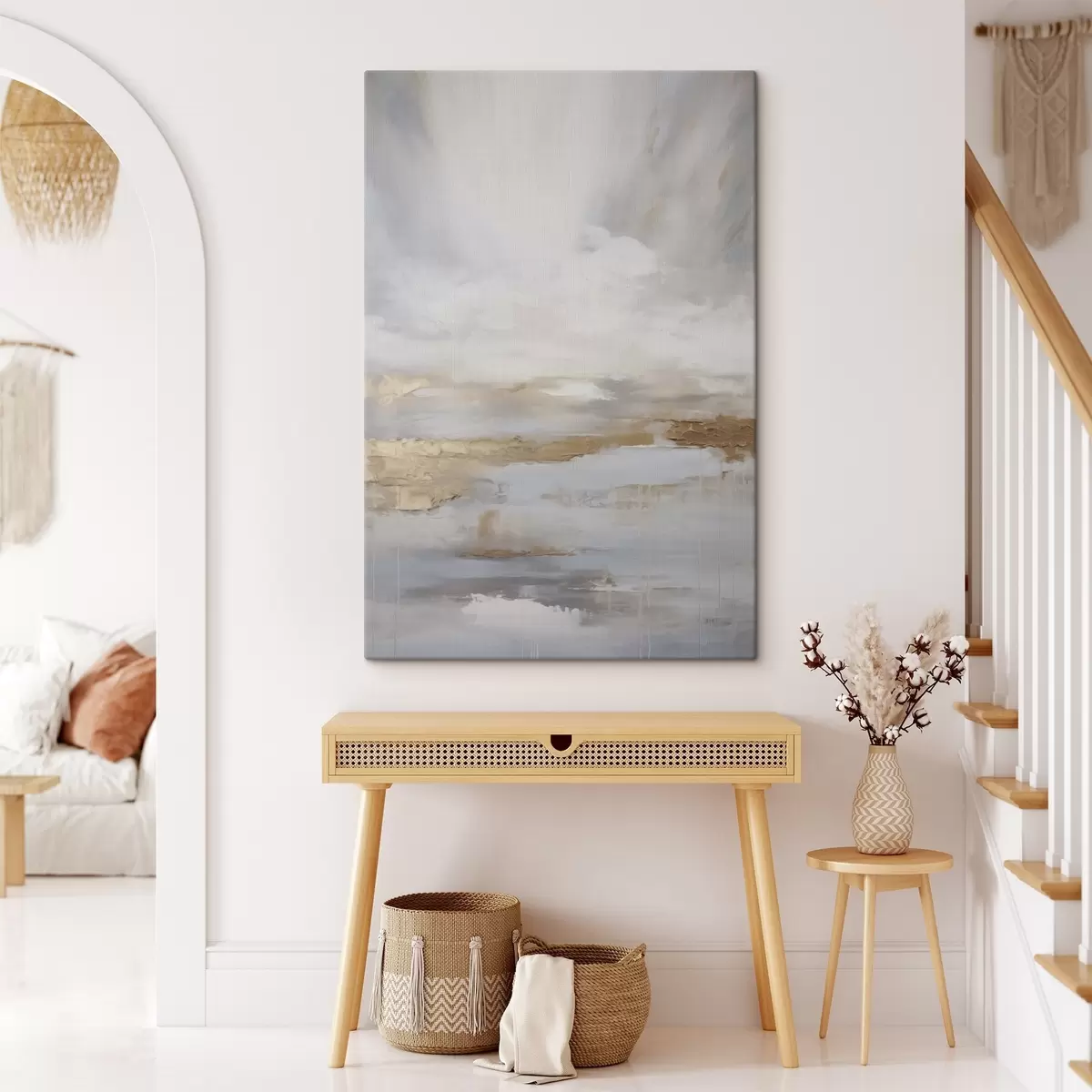 Pilt Abstraktne kompositsioon, maalitehnika imitatsioon s46678