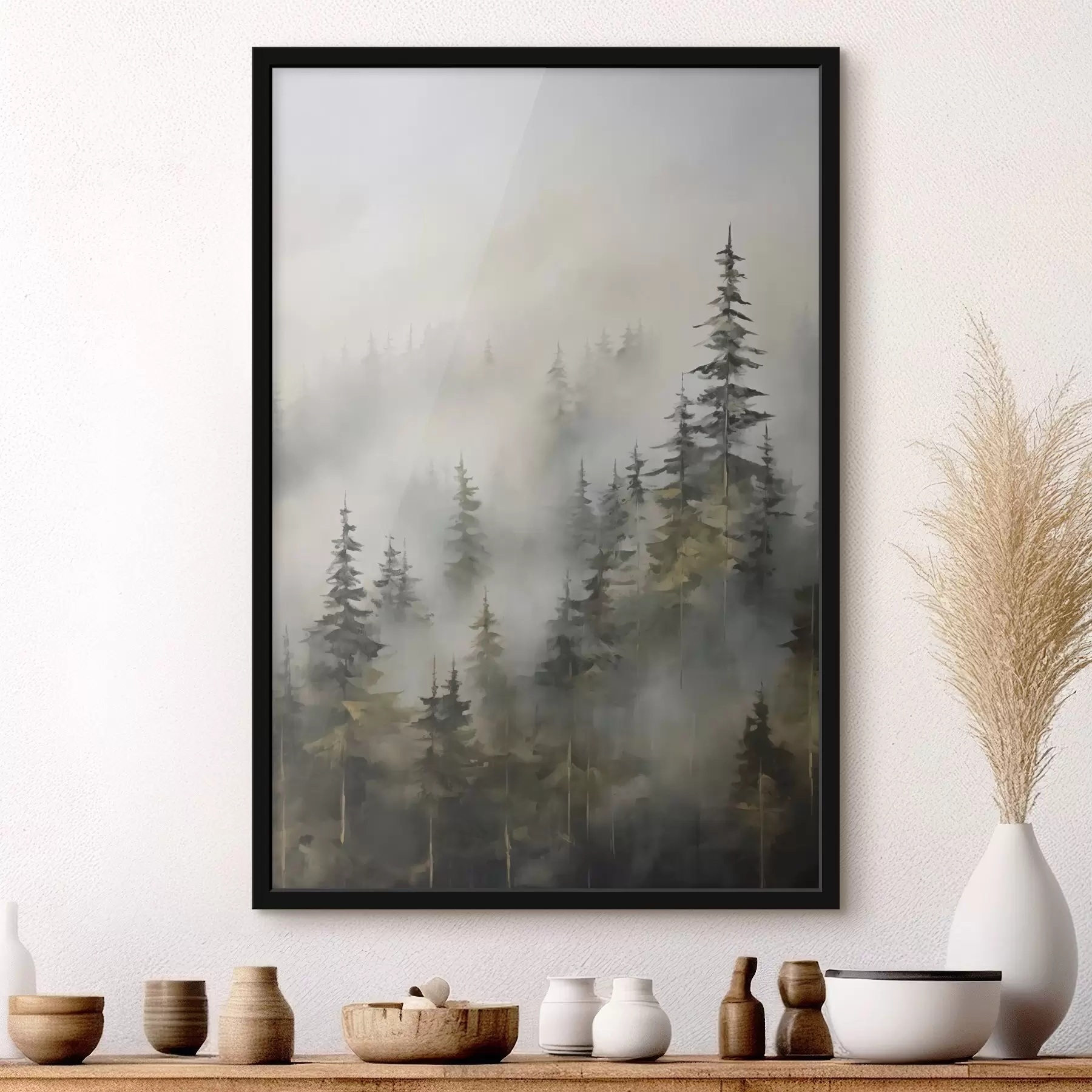 Fototapeedid Mets udus maalimise imitatsioon f46671