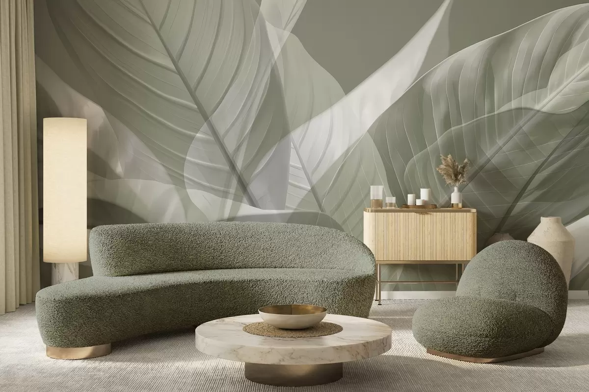 Fototapeedid Suured lehed w04901