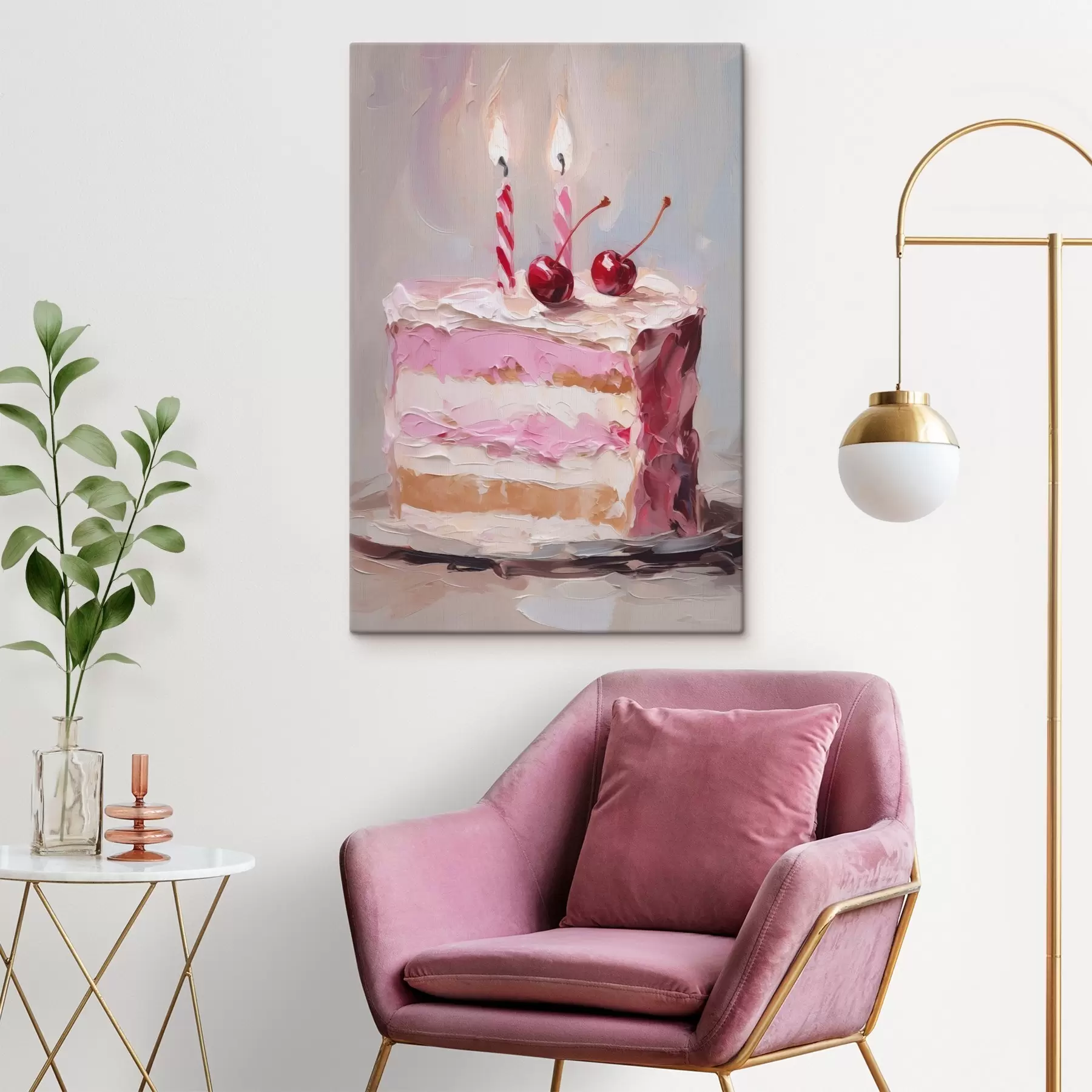 Pilt Maali imiteeriv tükk kooki s46718