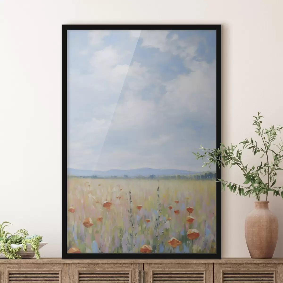 Plakat Välja imitatsioon maalimine f46715