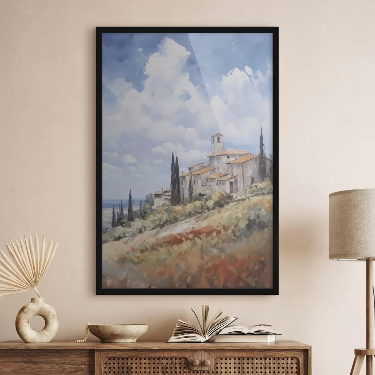 Plakat Maalimise maapiirkonna maastiku imitatsioon f46716