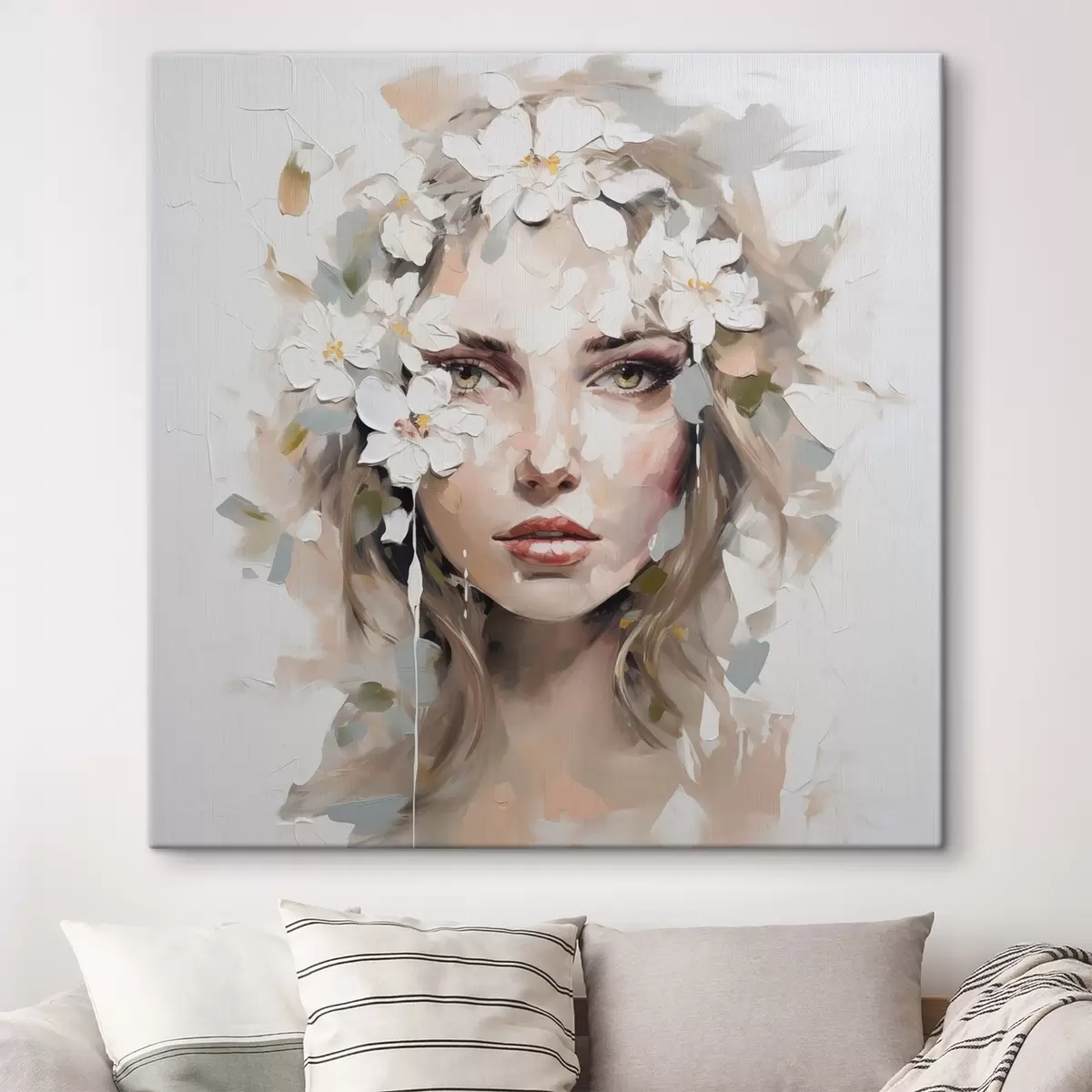 Pilt Abstraktne portree imitatsioon maalimine s46749