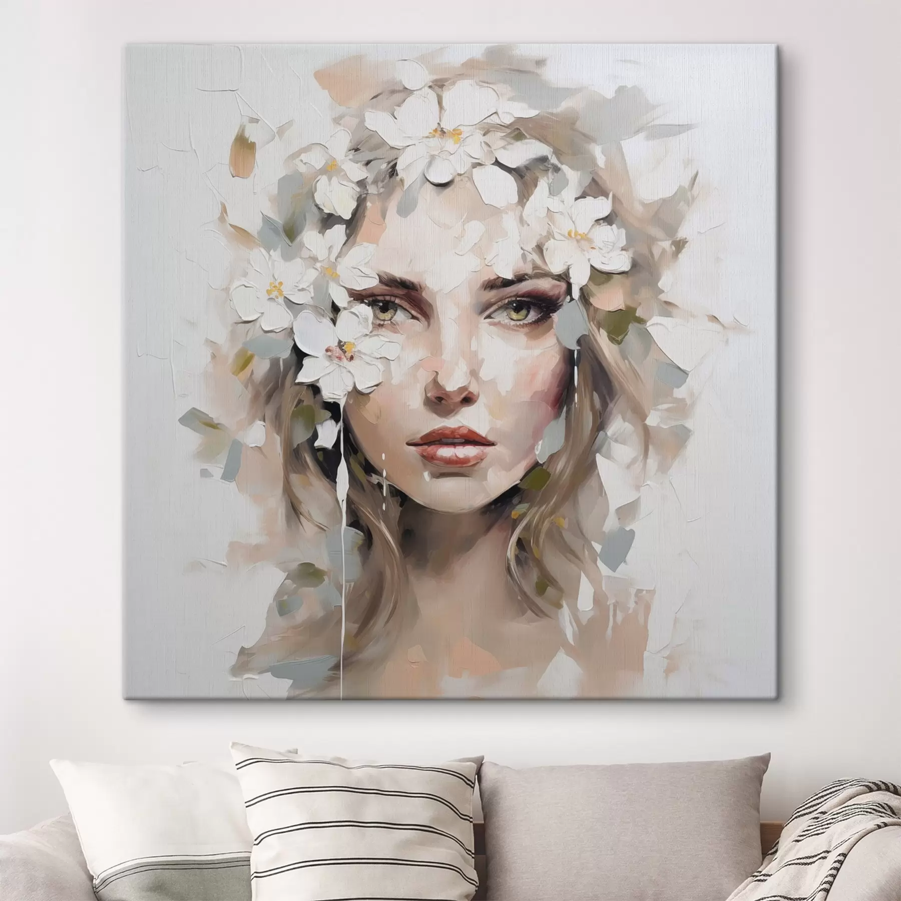 Pilt Abstraktne portree imitatsioon maalimine s46749