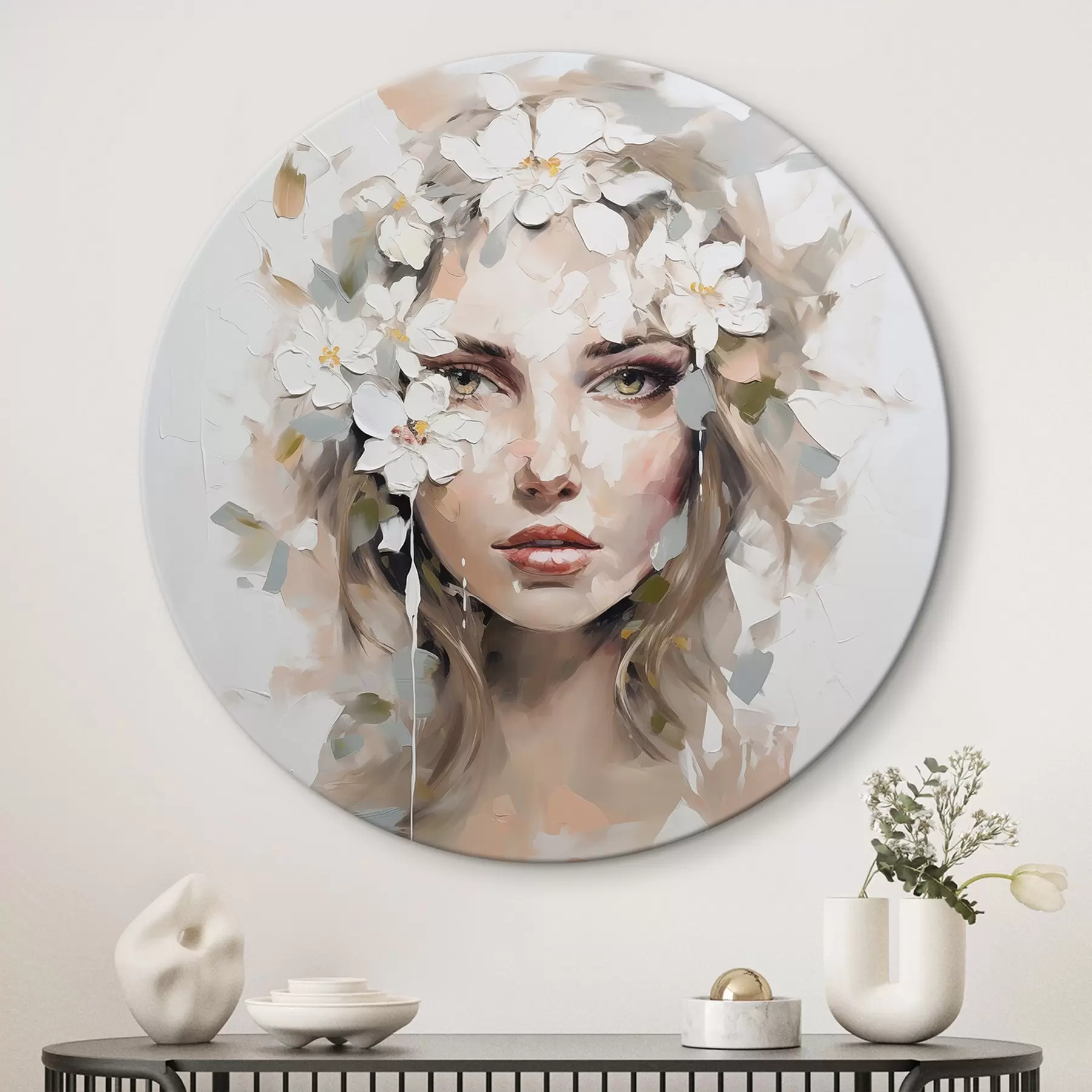 Pilt Abstraktne portree imitatsioon maalimine r46749