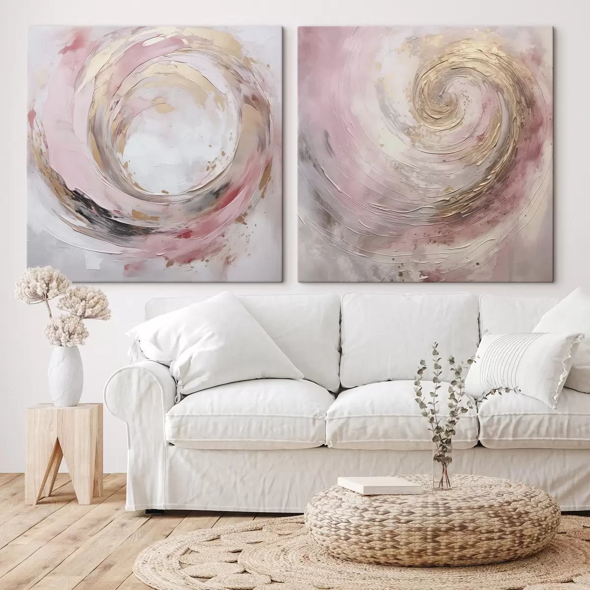 Pilt Abstraktne keerisjäljend maal m01028