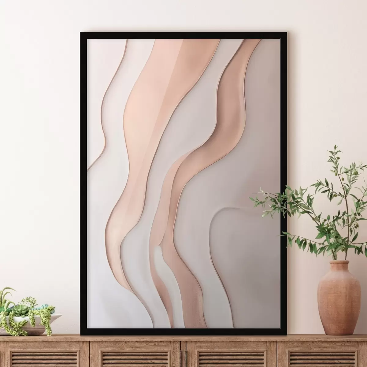 Plakat Kokkuvõte. Lainejooned f46724