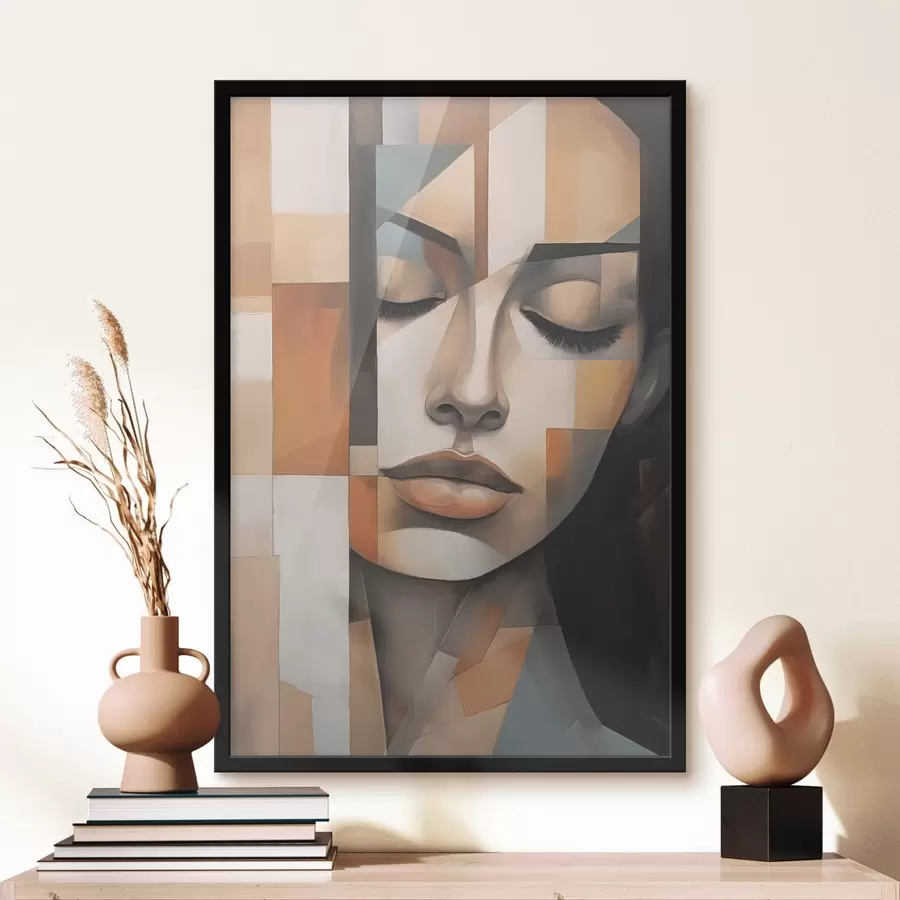 Fototapeedid Kubistlik naisportree f46730