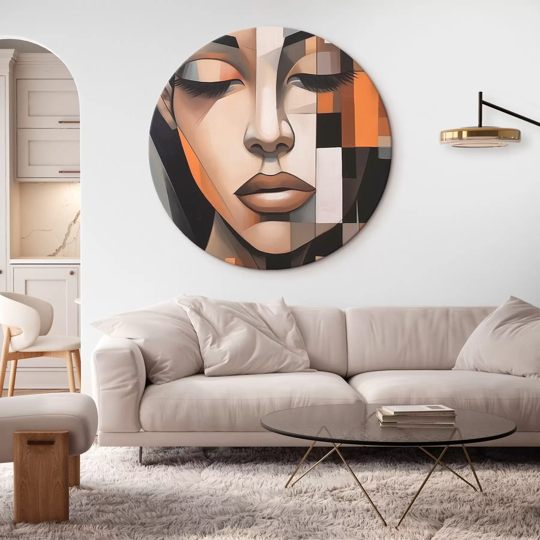 Pilt Kubistlik naisportree r46731