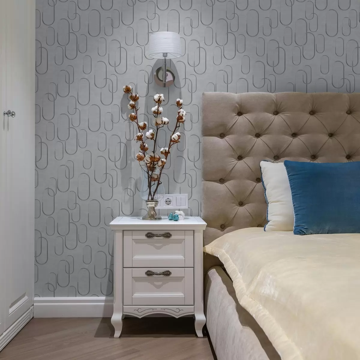 Tapeet Hele taust pikliku ovaaliga, halli kontuuridega a00921