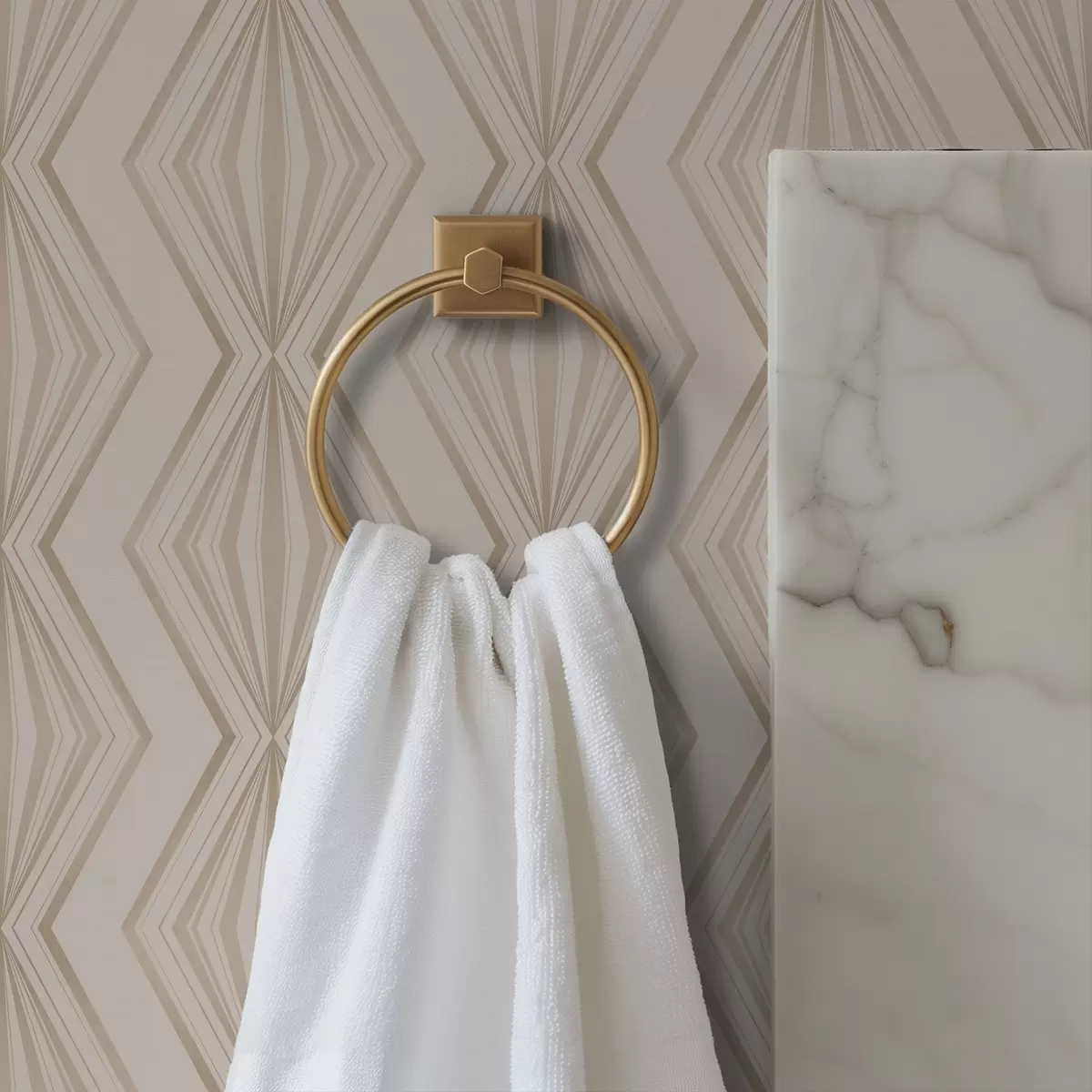 Tapeet Kerge teemantornament rahulikes beežides toonides a00925v2