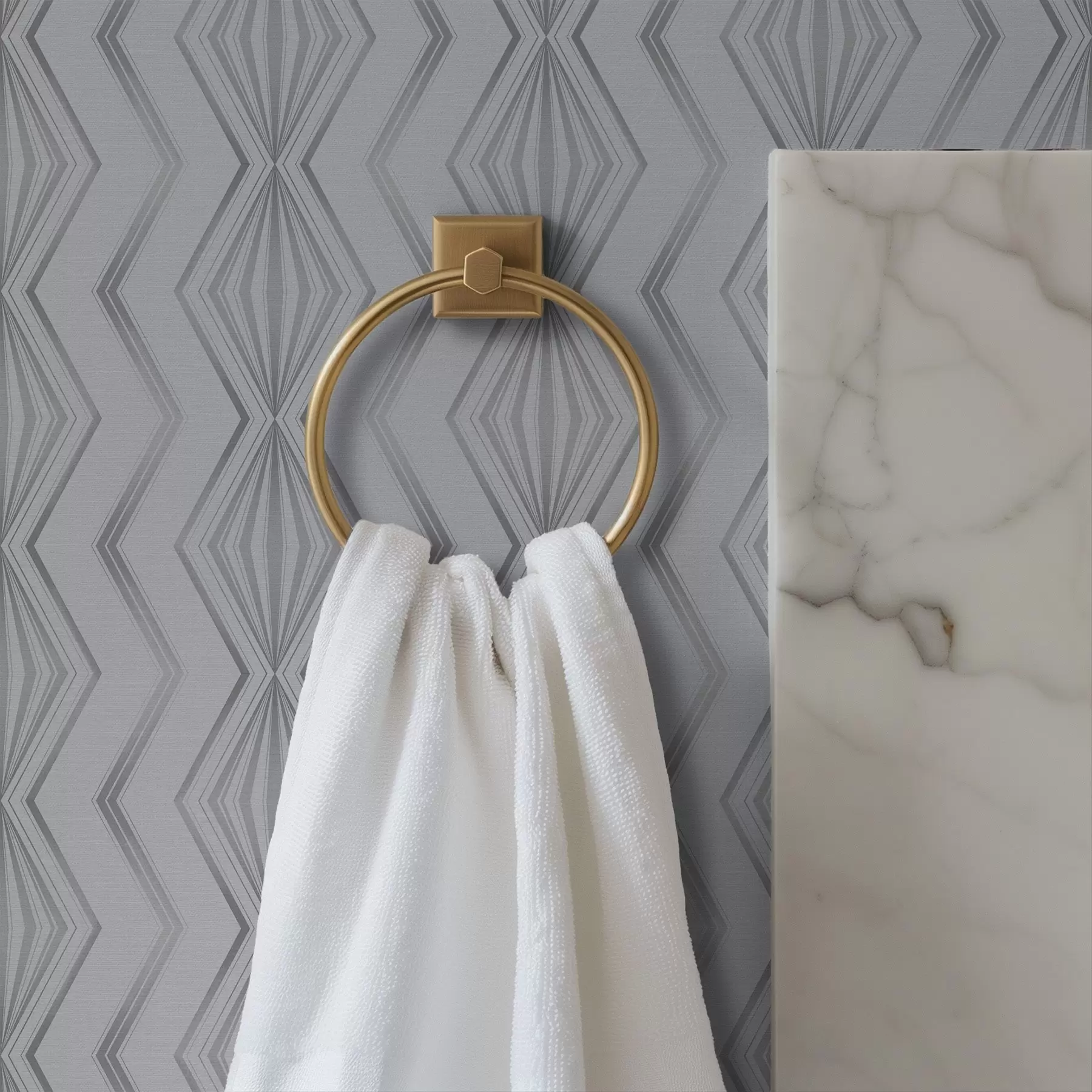 Fototapeedid Helehall rombikujuline geomeetriline muster a00973v2