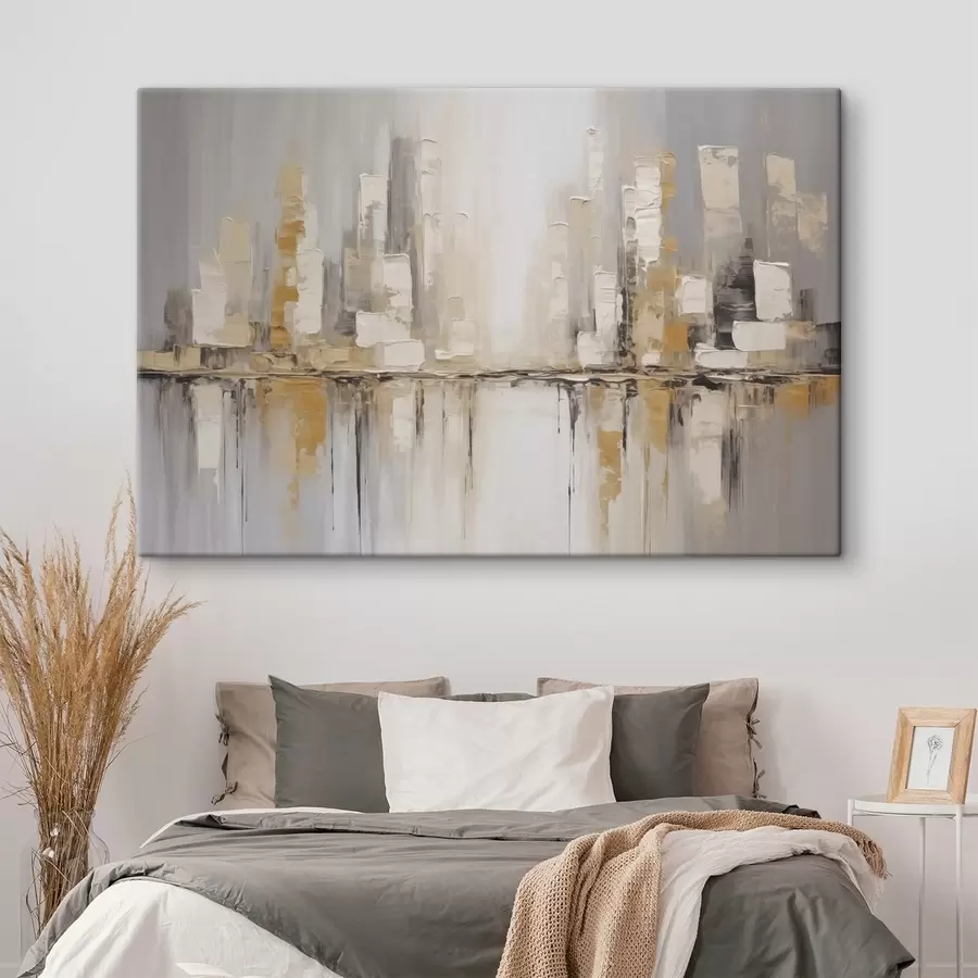 Pilt Abstraktne linna imitatsioon maalist s46761