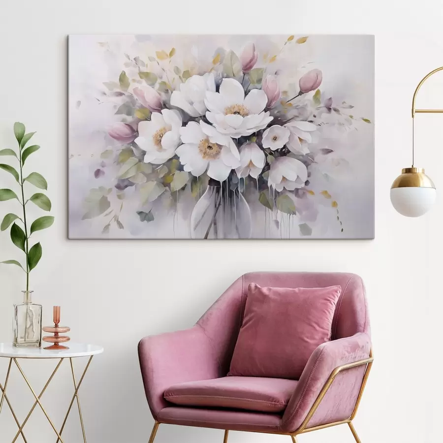 Pilt Lilled vaasis imitatsioonmaal s46763