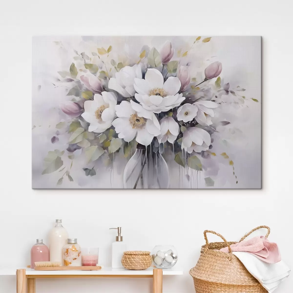 Pilt Lilled vaasis imitatsioonmaal s46763