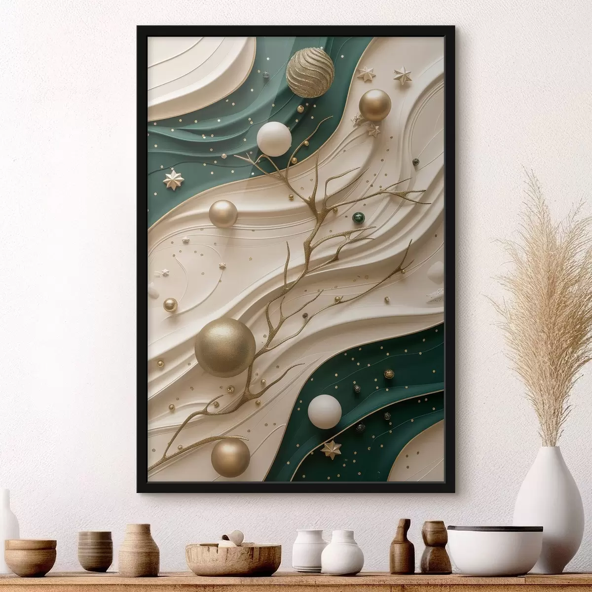 Plakat Uusaasta abstraktsioon f46799