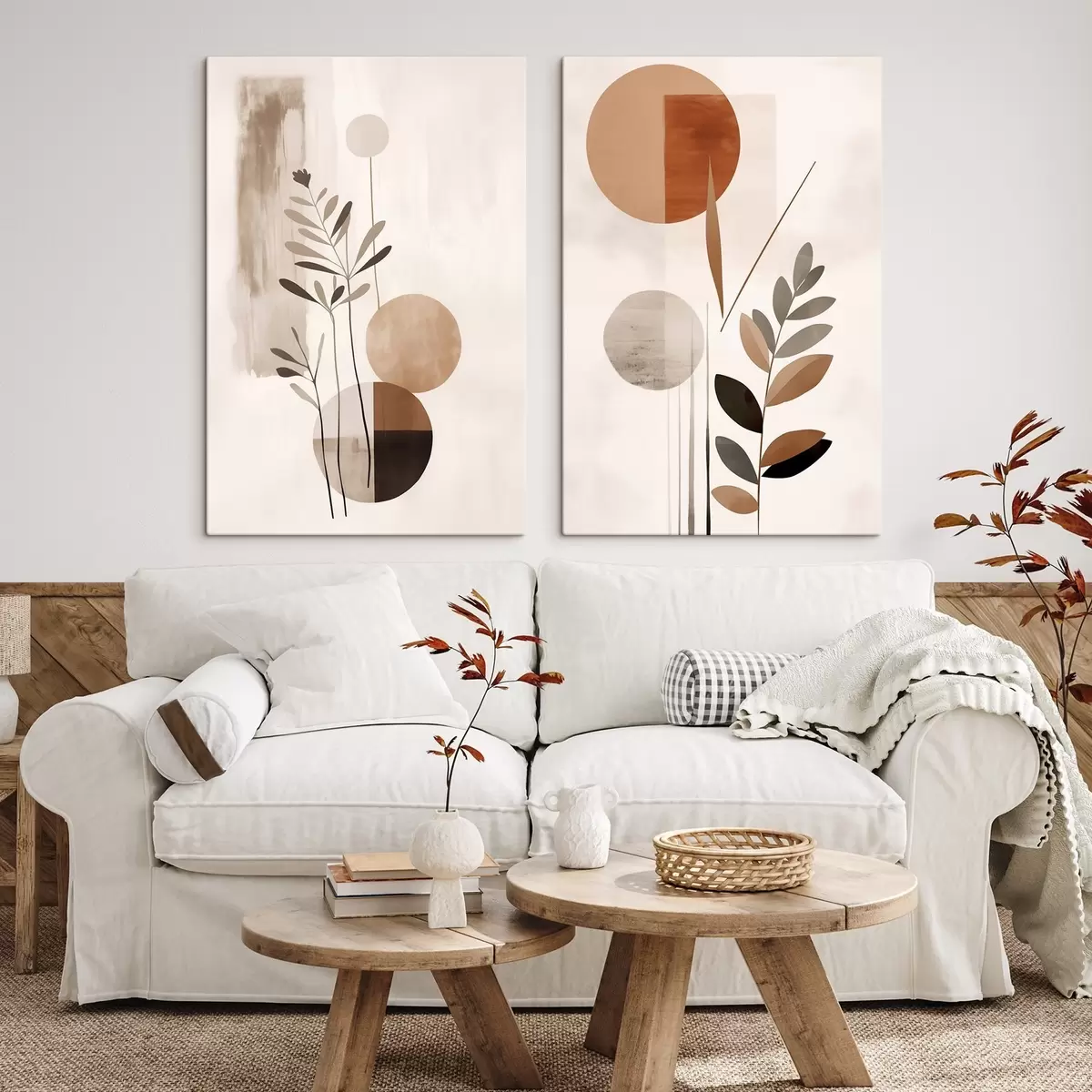 Pilt Abstraktsioonid taimedega m01036