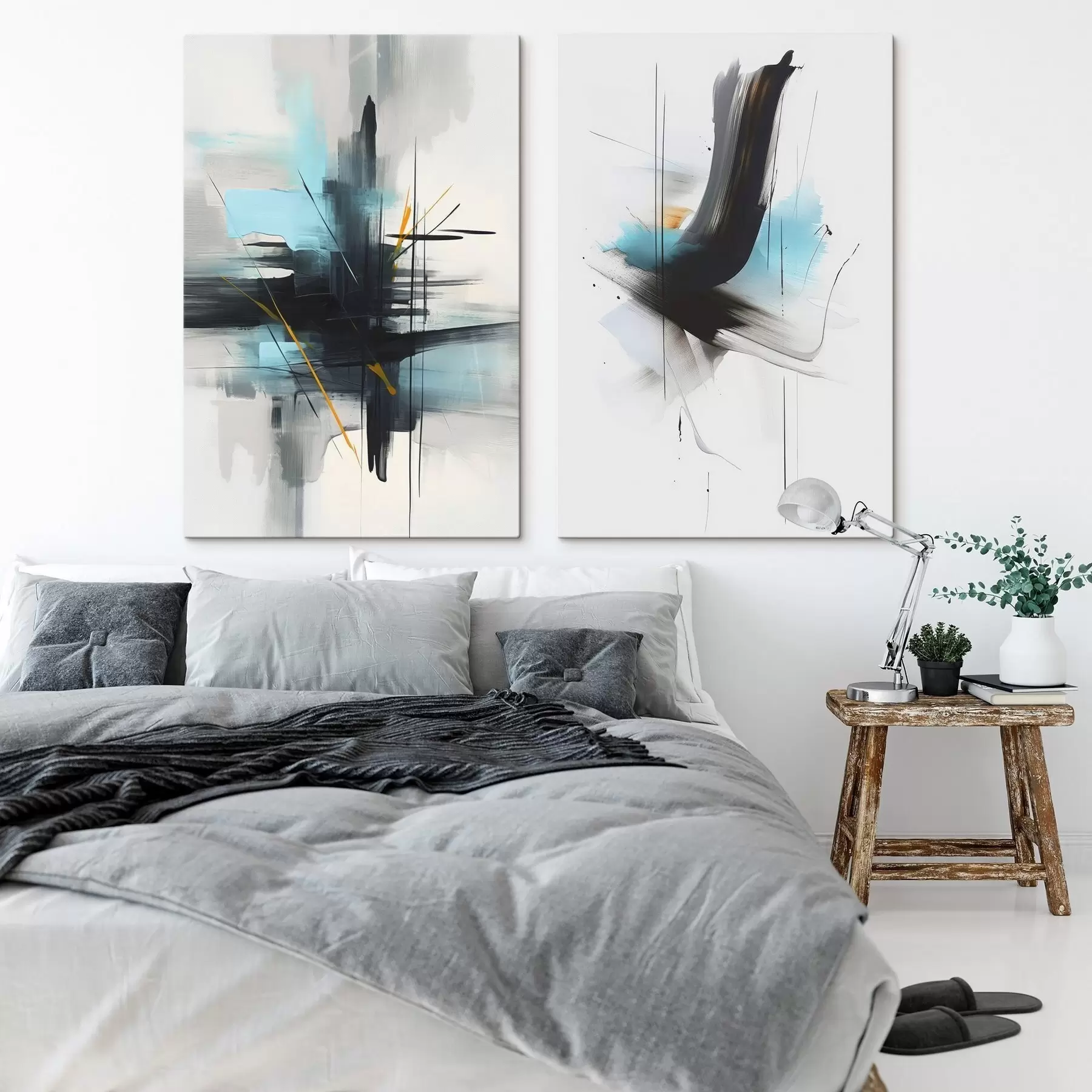 Pilt Abstraktsioon, mis imiteerib pritsmeid ja pintslitõmbeid m01037