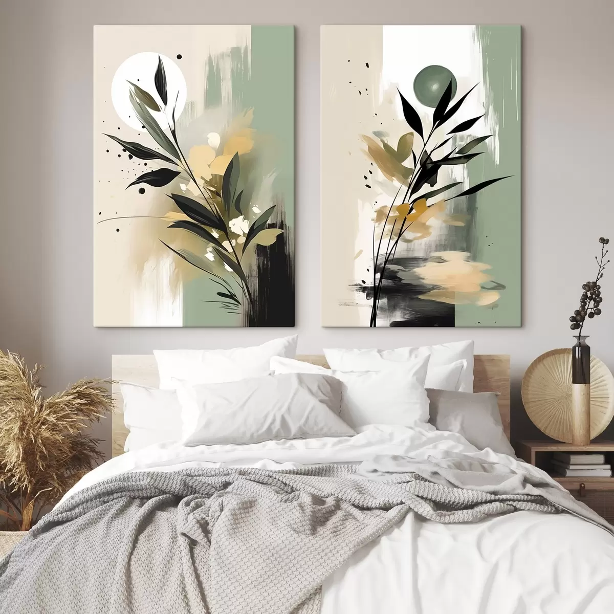 Pilt Abstraktsioonid taimedega m01038