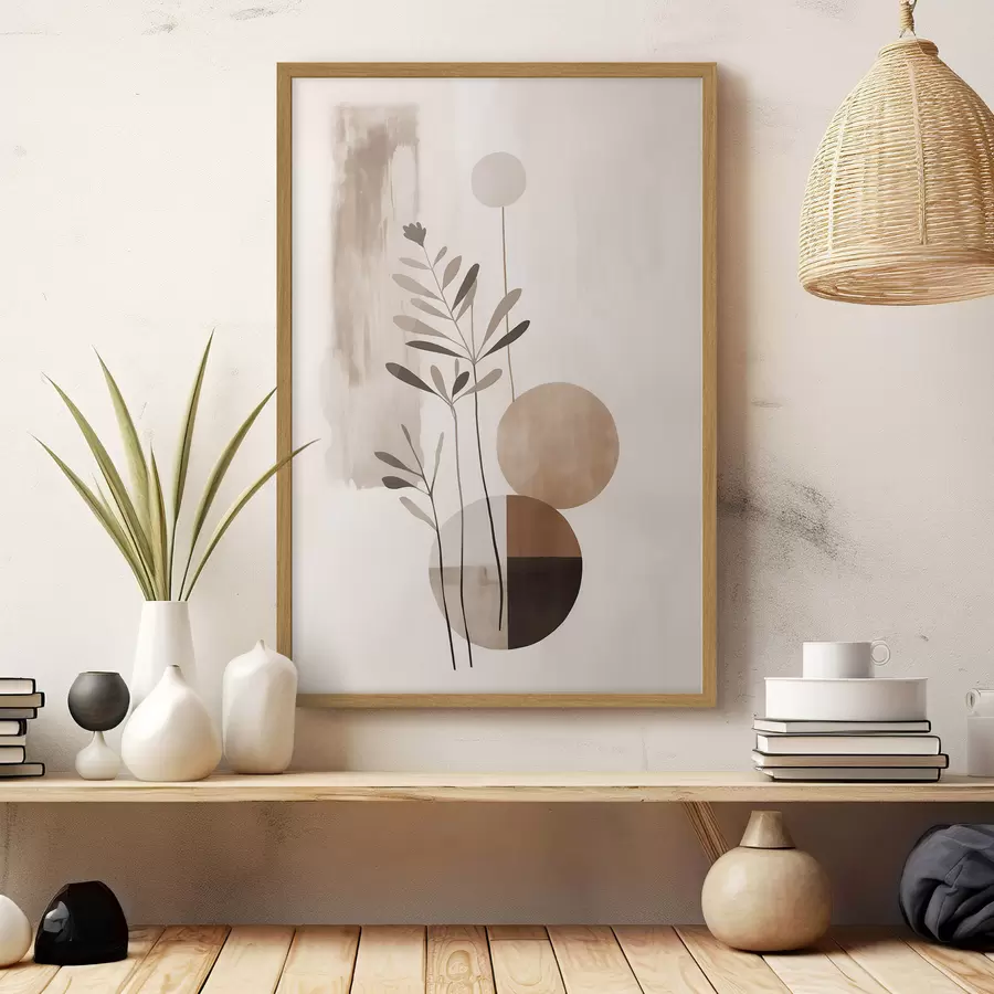 Fototapeedid Botaaniline etüüd ookris f46782