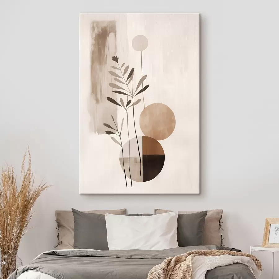 Pilt Abstraktsioon taimega s46782