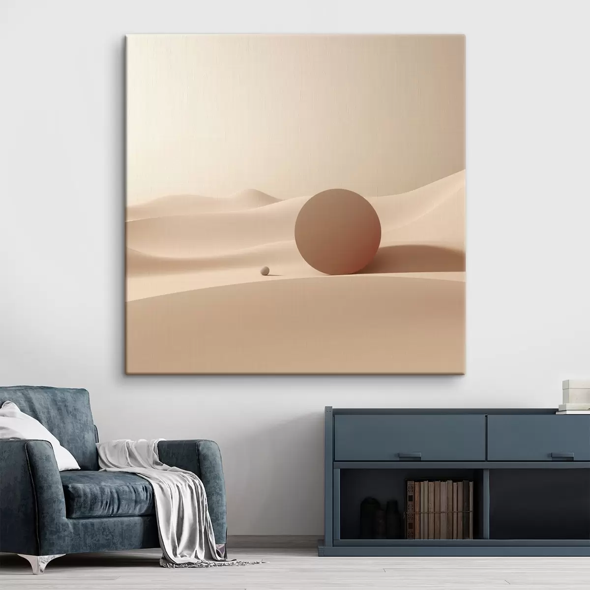 Pilt Abstraktne maastik minimalistlike vormidega s46658