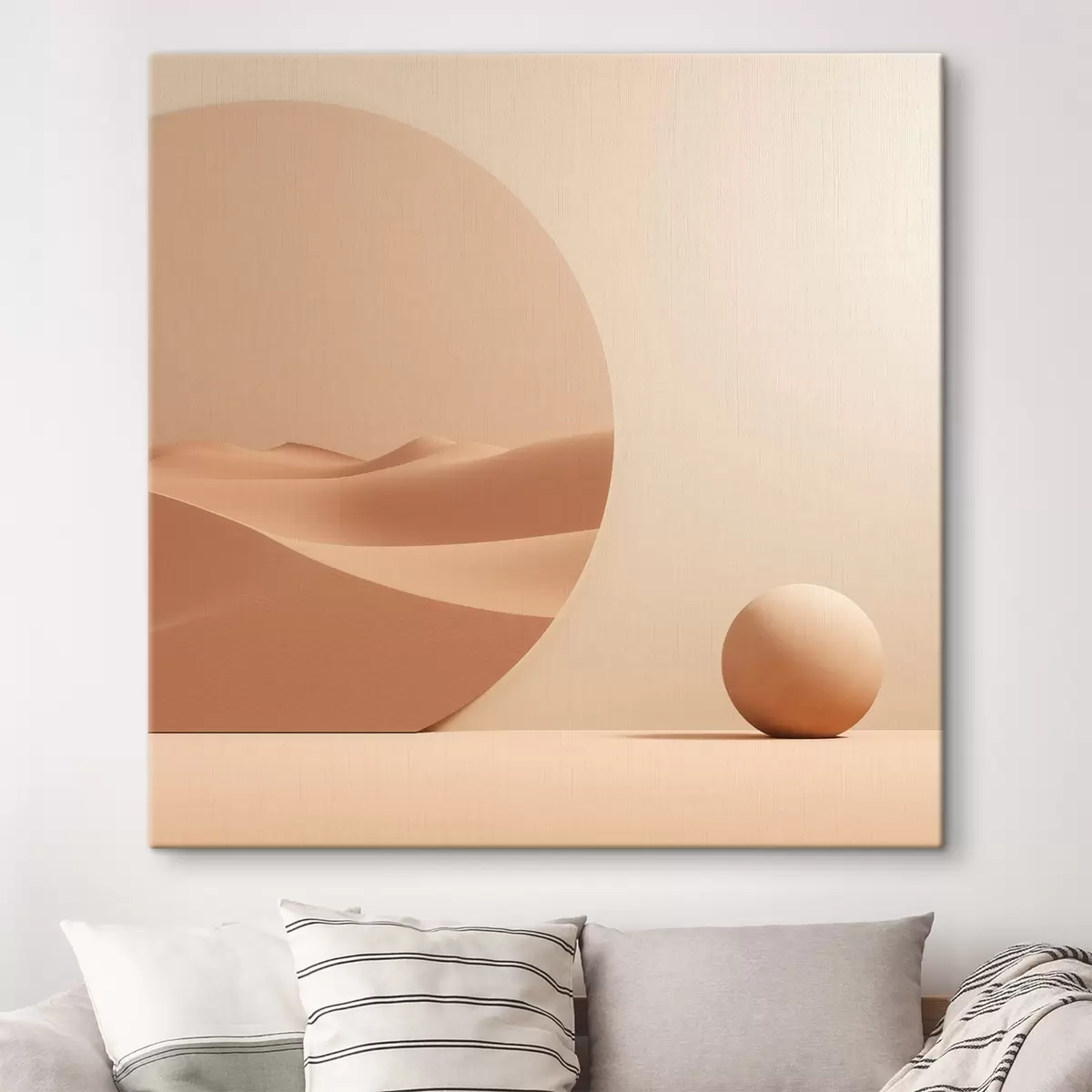 Pilt Abstraktsioon ringi ja luidemaastikuga s46659