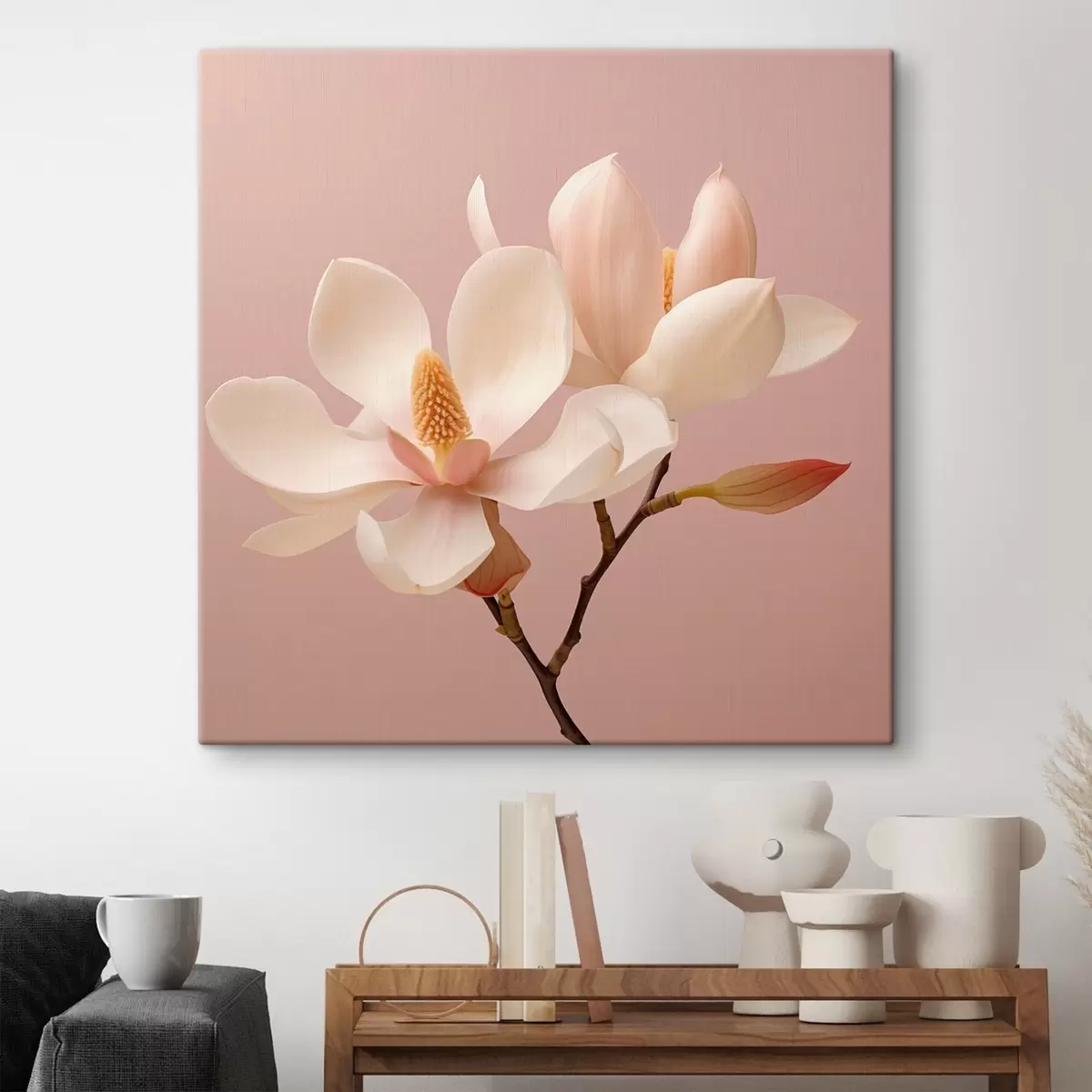 Pilt Õrnad õielehed pastelltoonides s46666