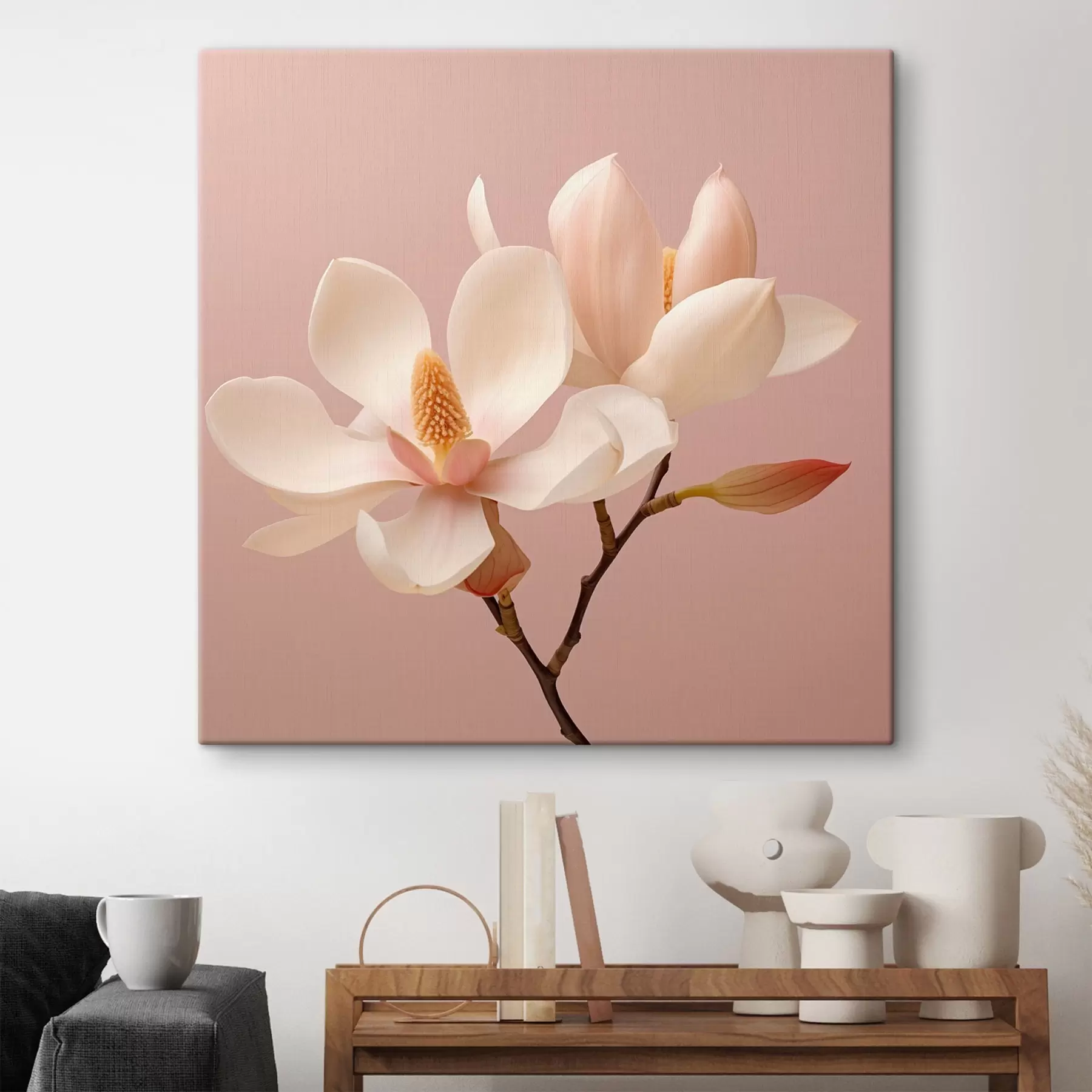 Pilt Õrnad õielehed pastelltoonides s46666