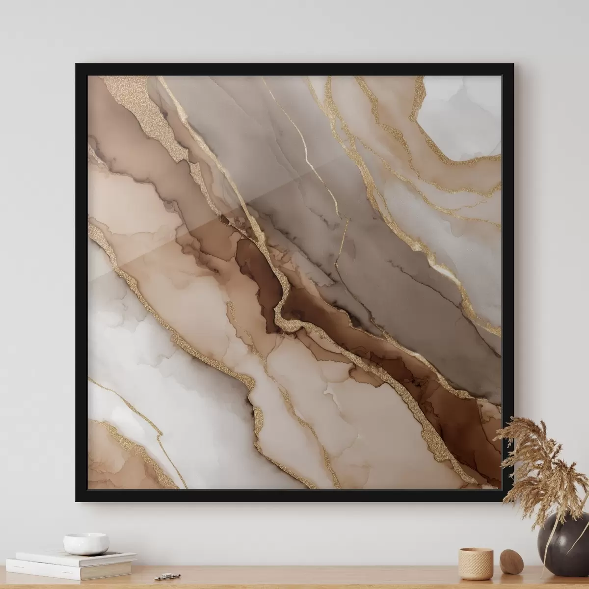 Plakat Kunstiline tekstuuriga kivimotiiv f46643