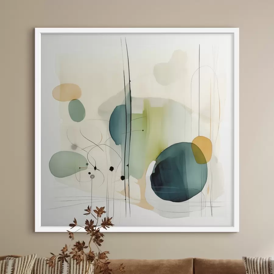 Fototapeedid Kunstiline geomeetria pehmetes toonides f46649