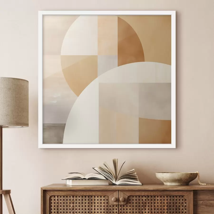 Fototapeedid Kunstiline geomeetria pastelltoonides f46650