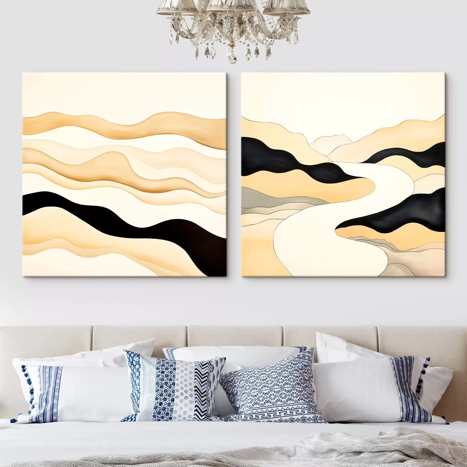 Pilt Looduslikest rütmidest inspireeritud abstraktsed vormid m00992