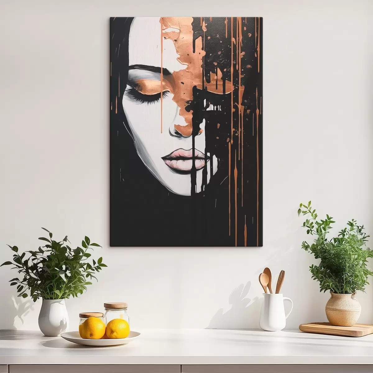 Pilt Abstraktne tüdruku portree s46803