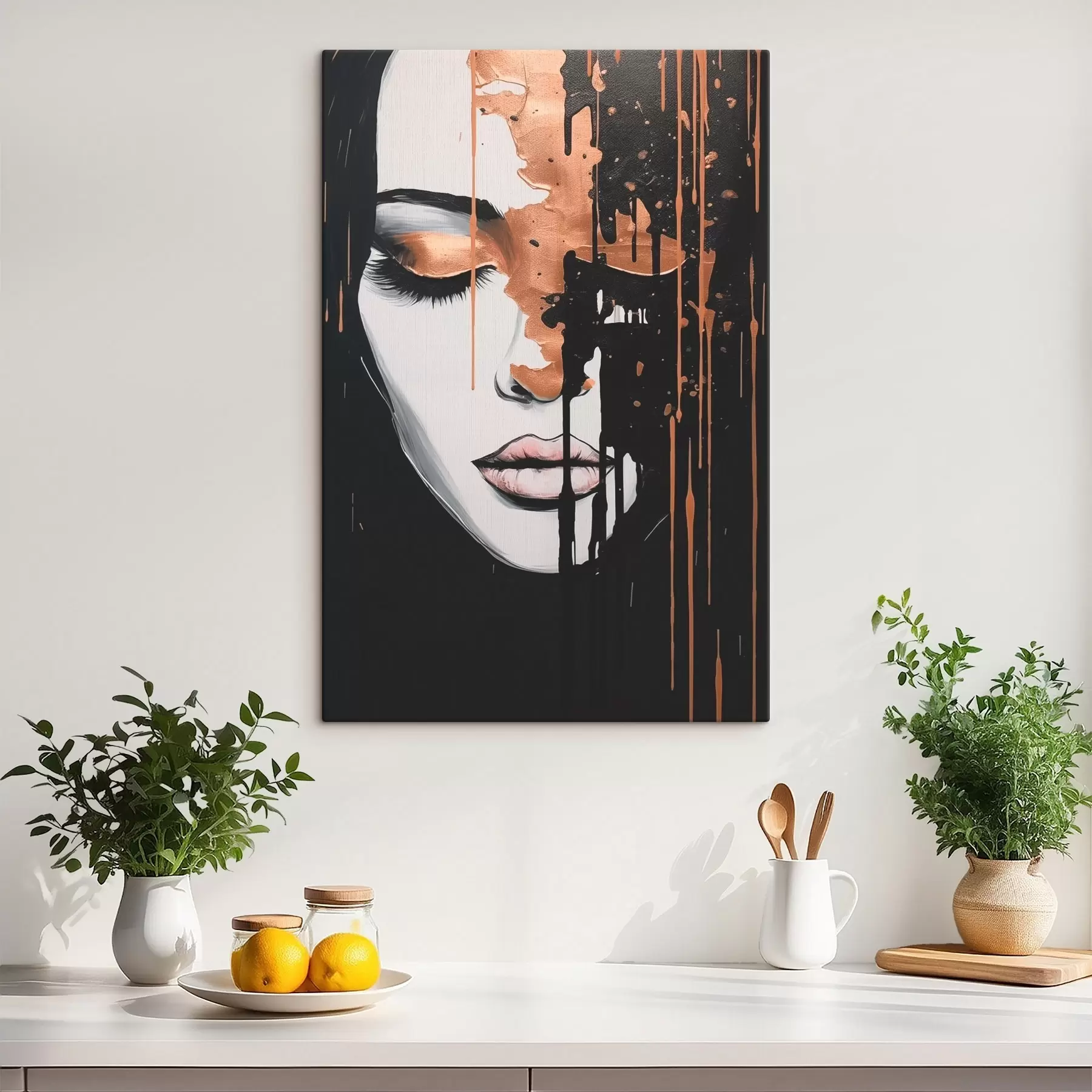 Pilt Abstraktne tüdruku portree s46803