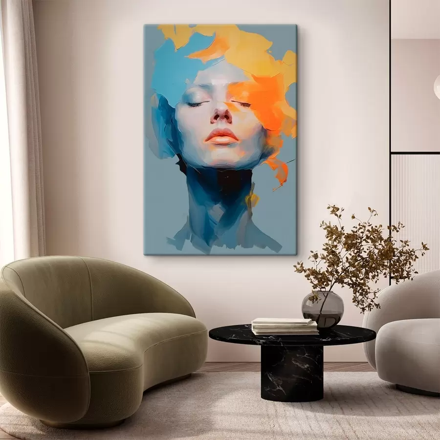 Pilt Tüdruk värviga s46810