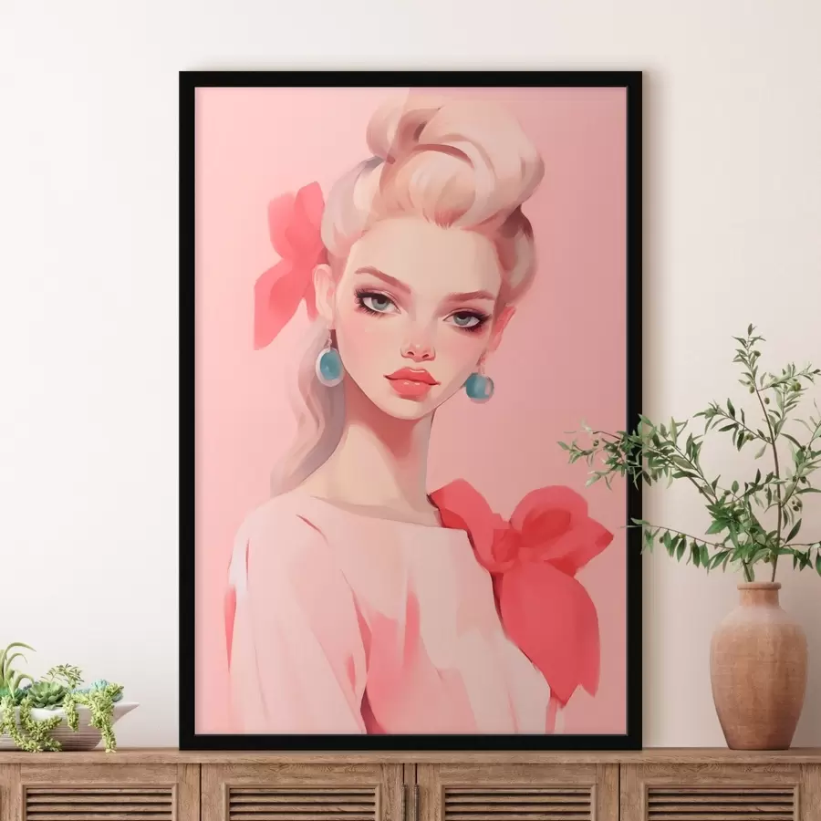 Fototapeedid Roosa tüdruk f46804