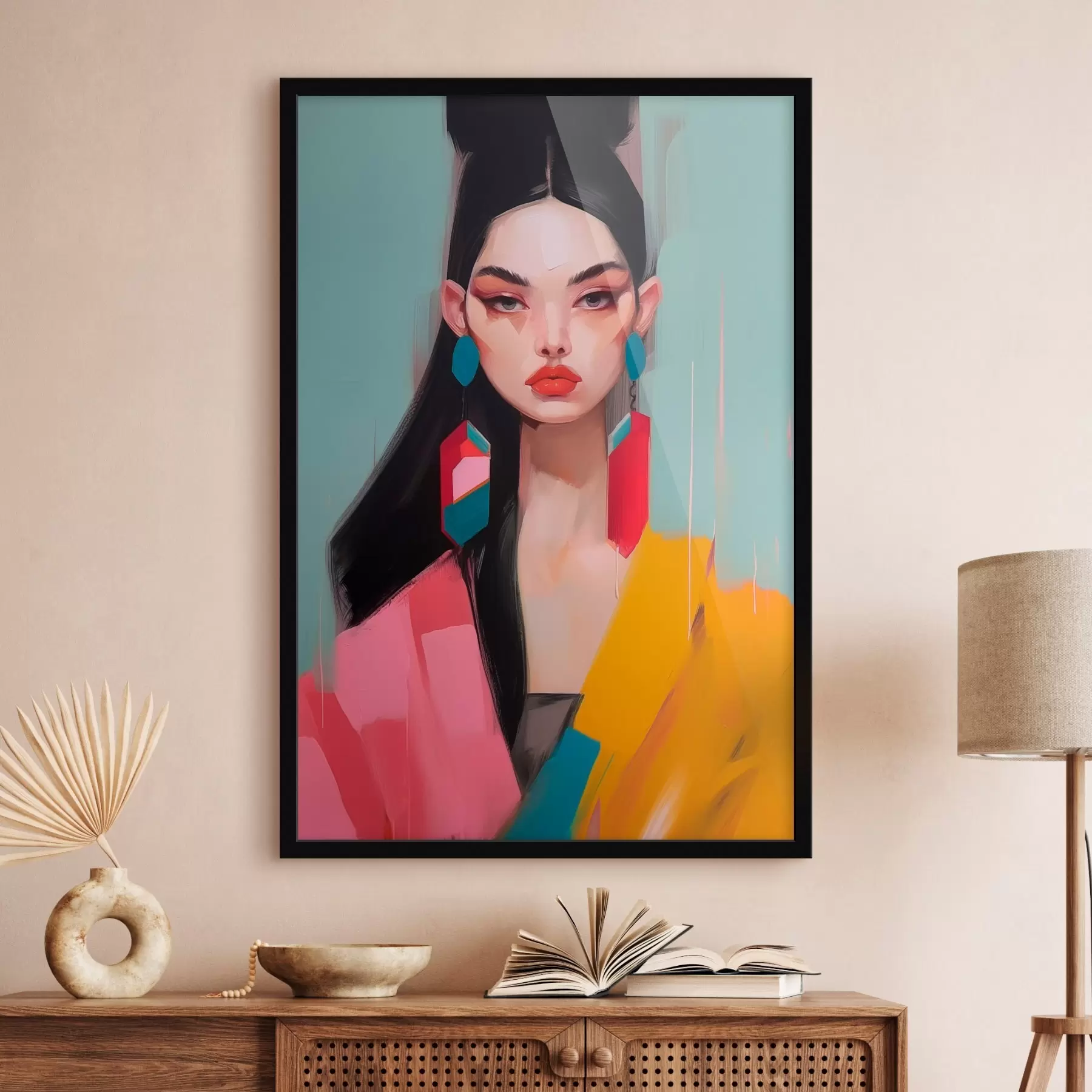 Fototapeedid Abstraktne moeportree f46808