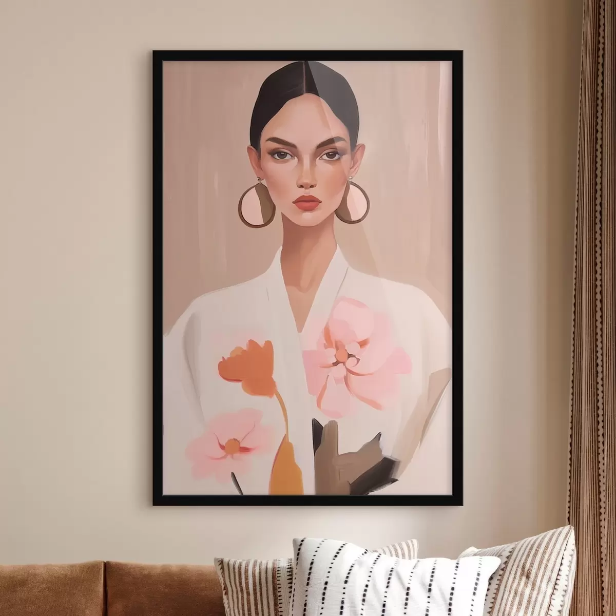 Plakat Tüdruku portree f46815