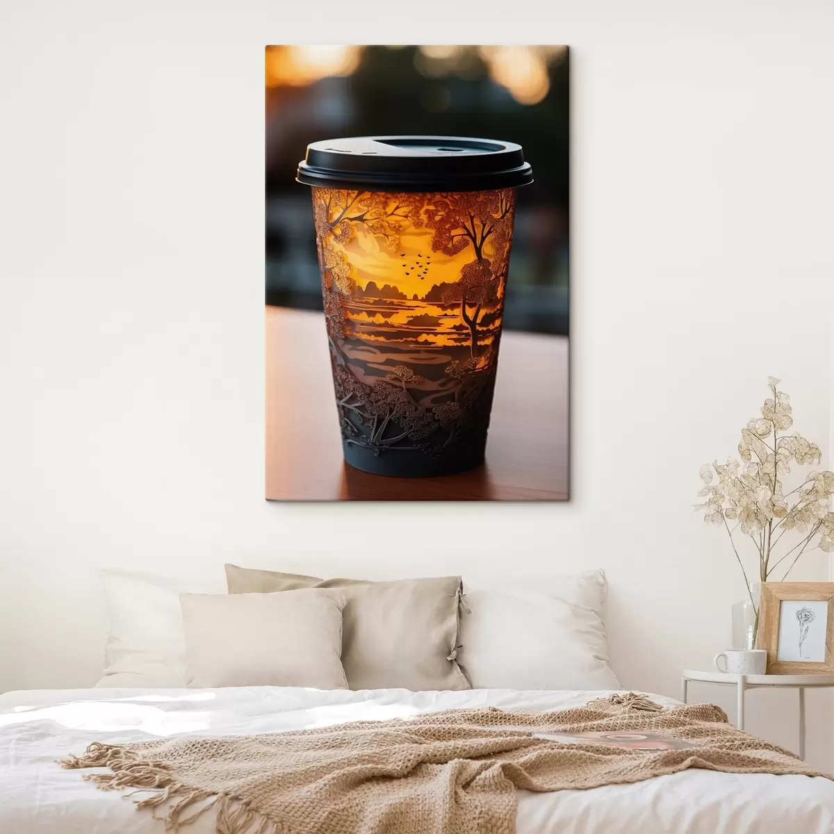 Pilt Klaas kohvi loodusmotiiviga s46776