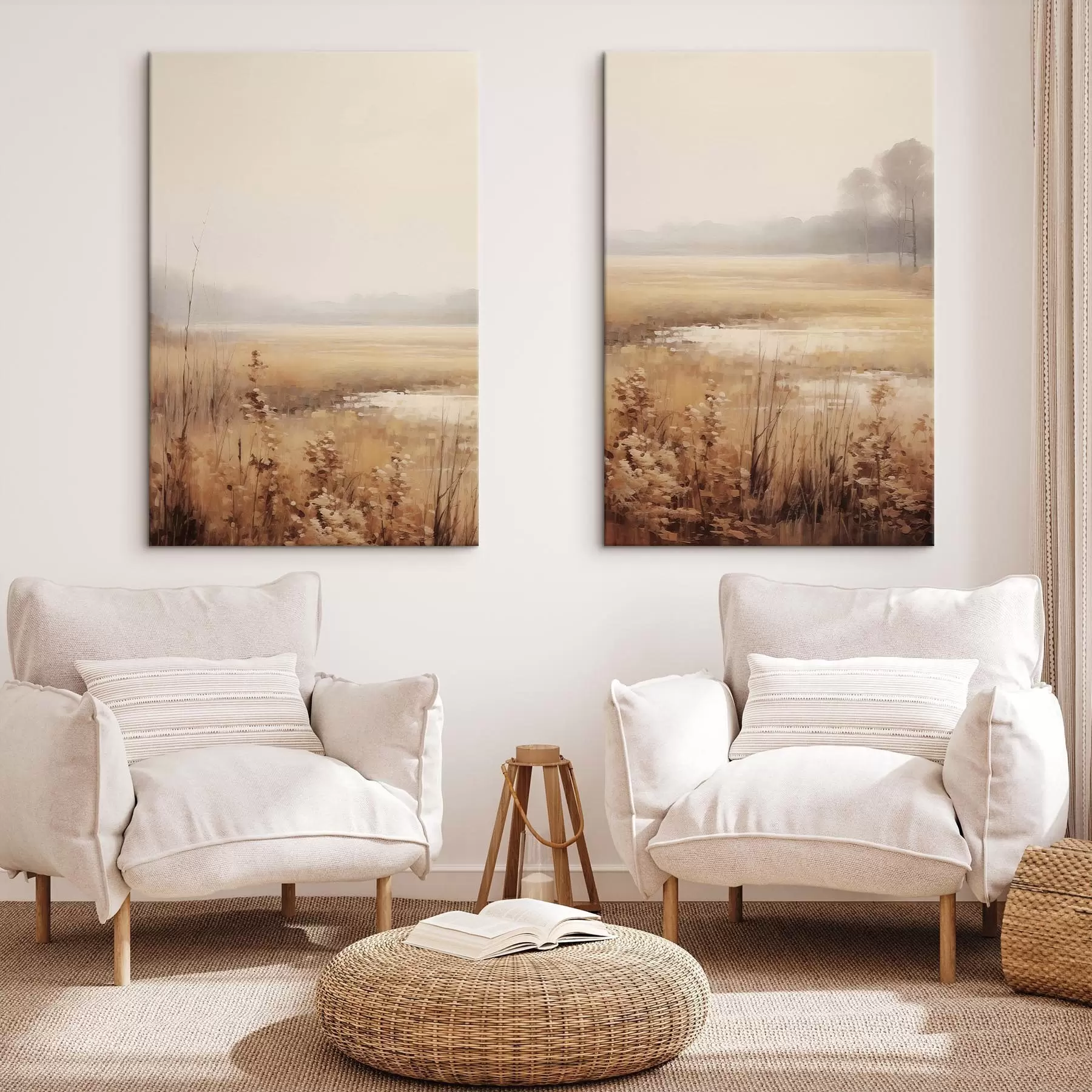 Pilt Kuivatatud lilled põllul m01053